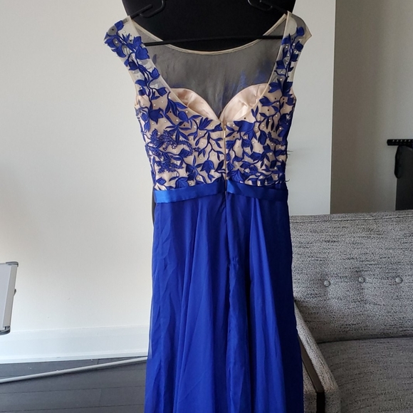 Royal Blue Evening Gown - Picture 4 of 5